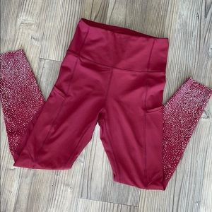 Zyia LightLuxe Pocket Reflective hi-rise 7/8 - sz4